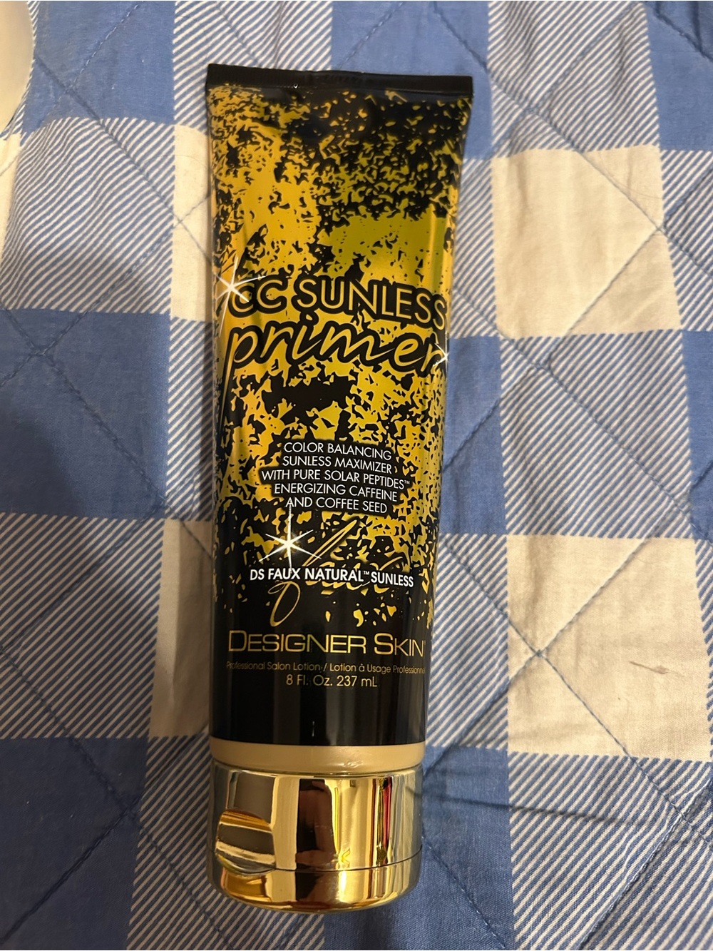 Only used once CC Sunless Primer in Black and Gold